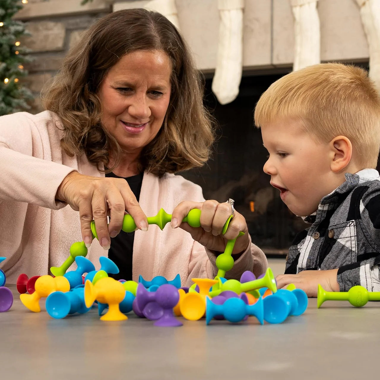 Boîte de Squigz Toys – Jouets de bain sensoriels