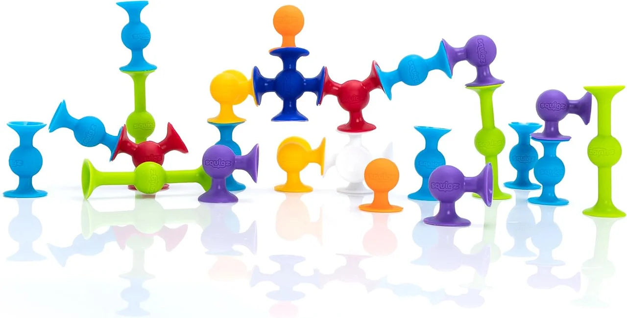 Boîte de Squigz Toys – Jouets de bain sensoriels