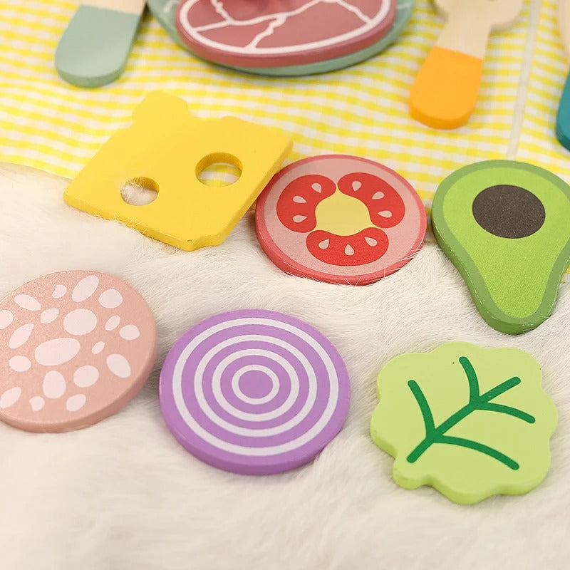 Kit pour cuisiner avec ses accessoires et aliments - Kabi