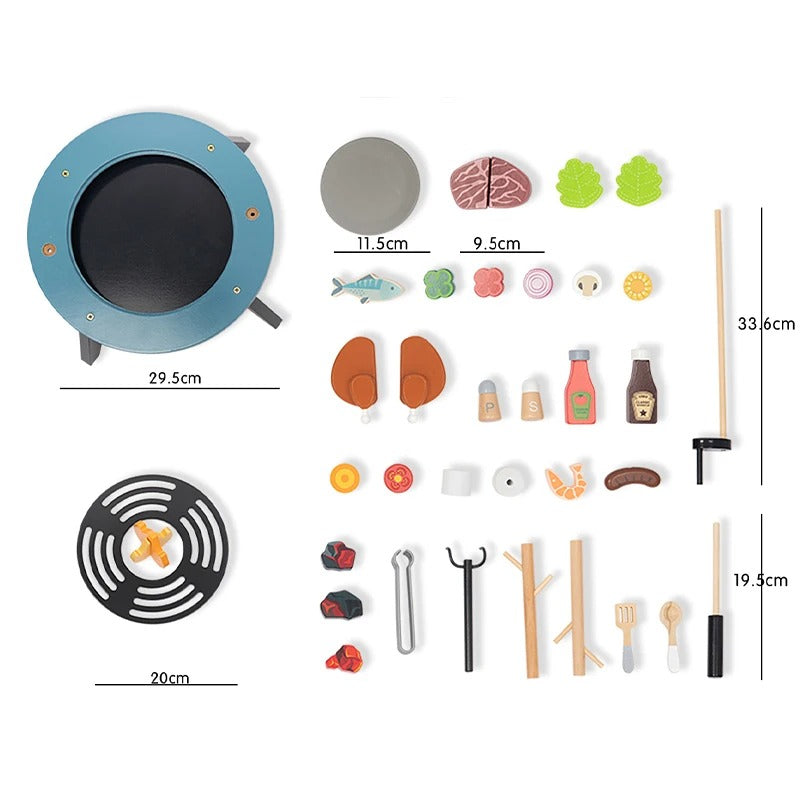Barbecue de camping avec ses accessoires - Umu