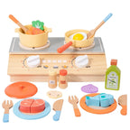 Plaque de cuisson avec ses accessoires - Lia jouets